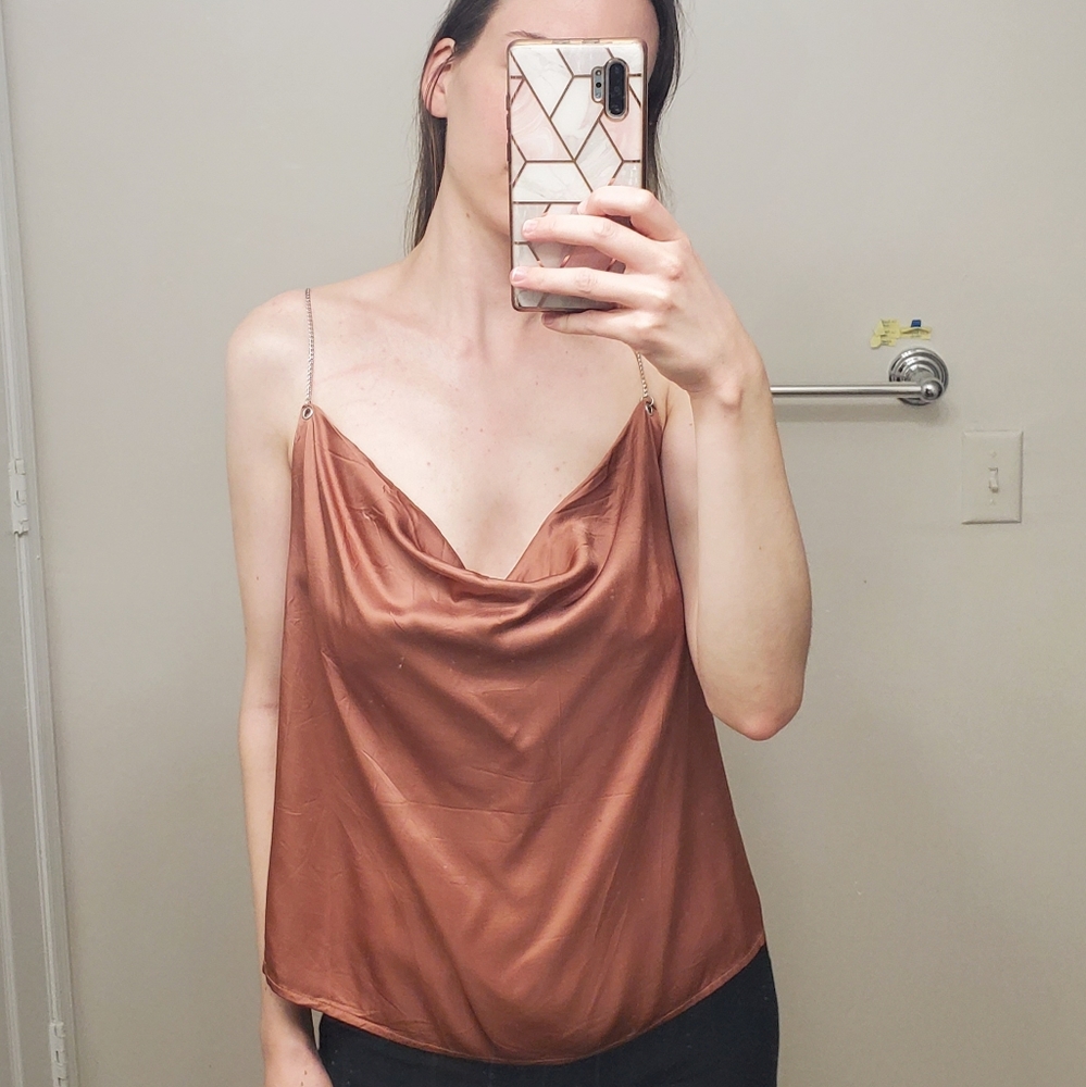 Chain Strap Cami Top